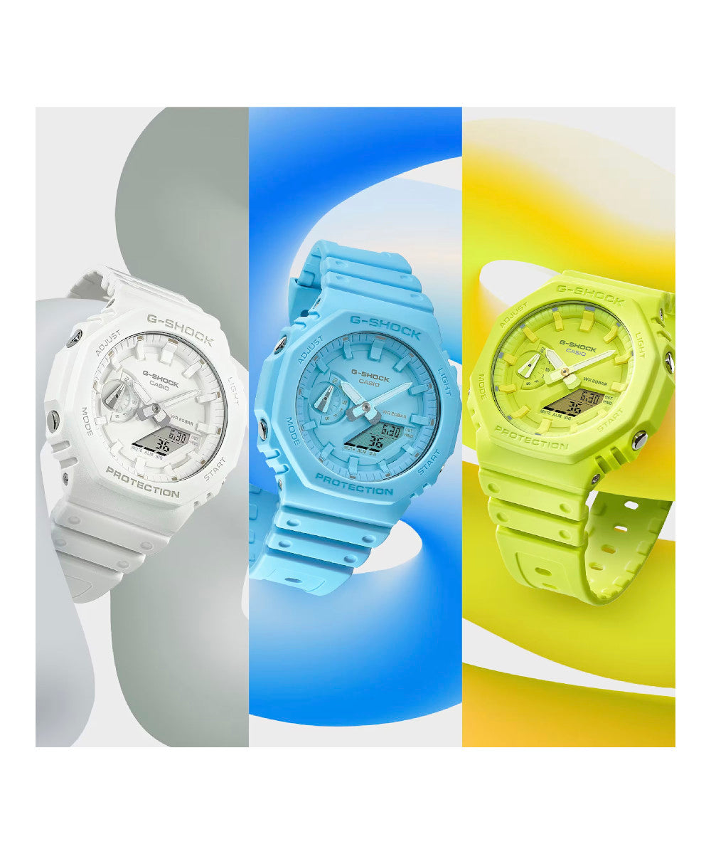 RELOJ CASIO G-SHOCK GA-2100-2A2DR- AZUL - Tiendas Casio TITEC