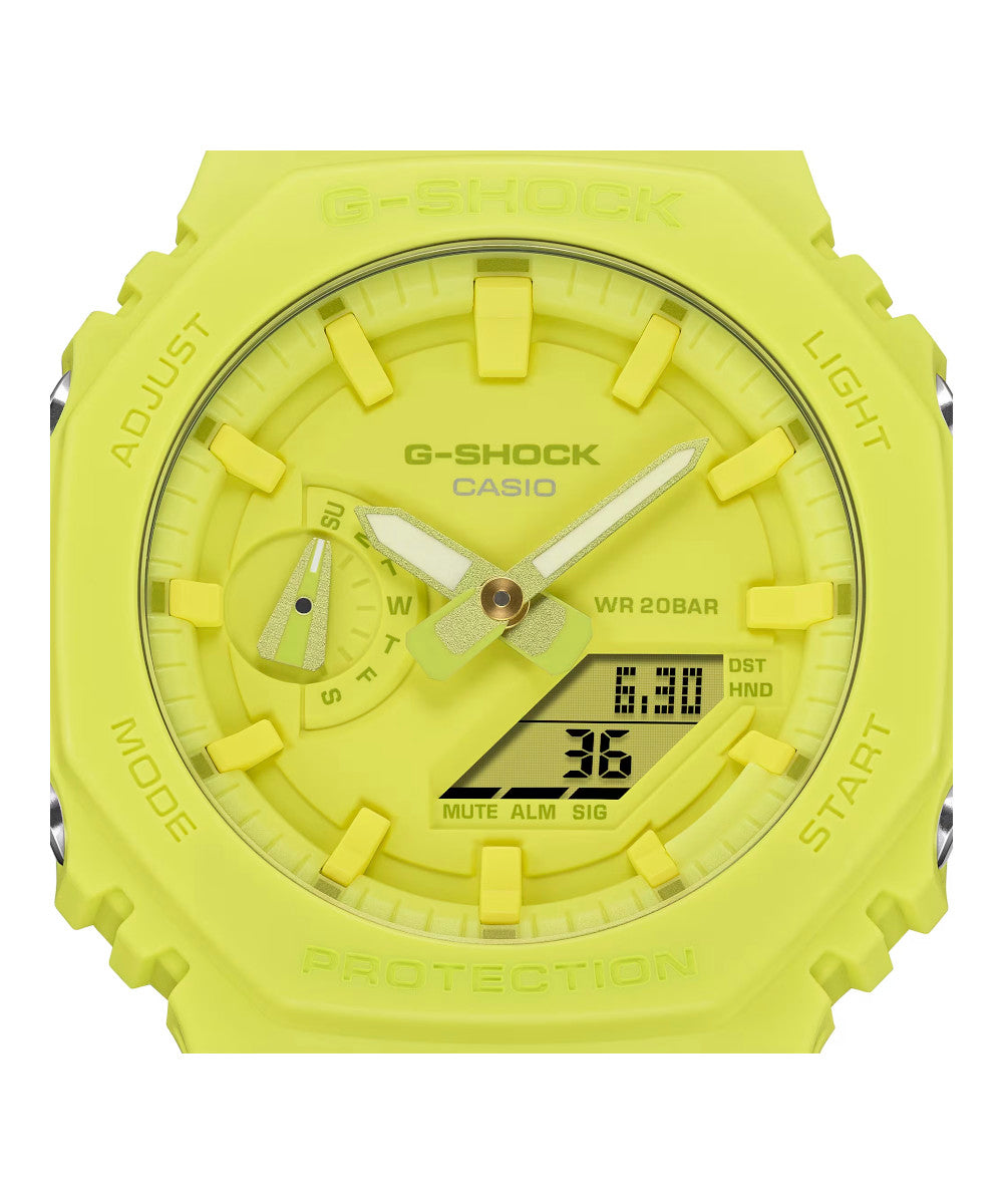 RELOJ CASIO G-SHOCK GA-2100-9A9DR- AMARILLO - Tiendas Casio TITEC