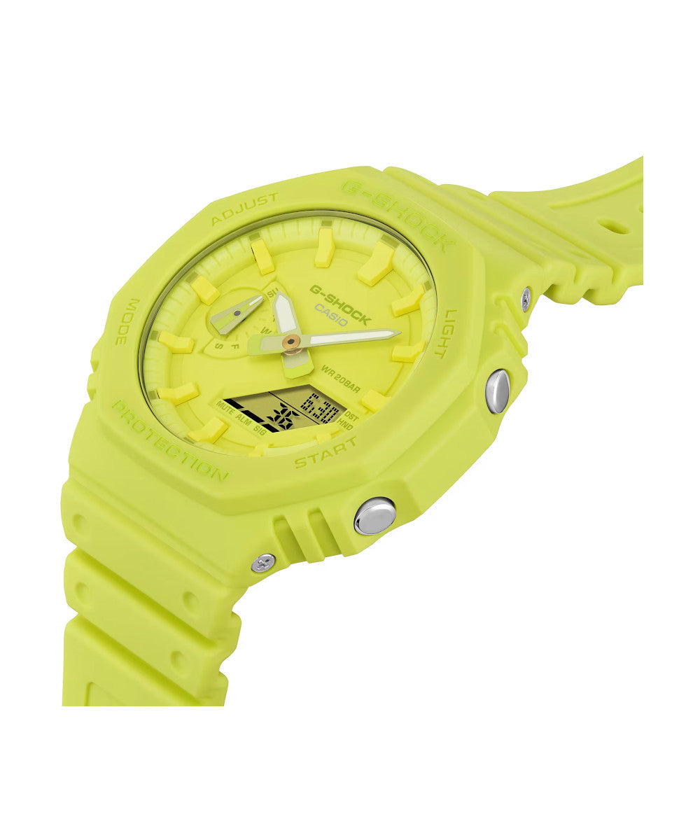 RELOJ CASIO G-SHOCK GA-2100-9A9DR- AMARILLO - Tiendas Casio TITEC