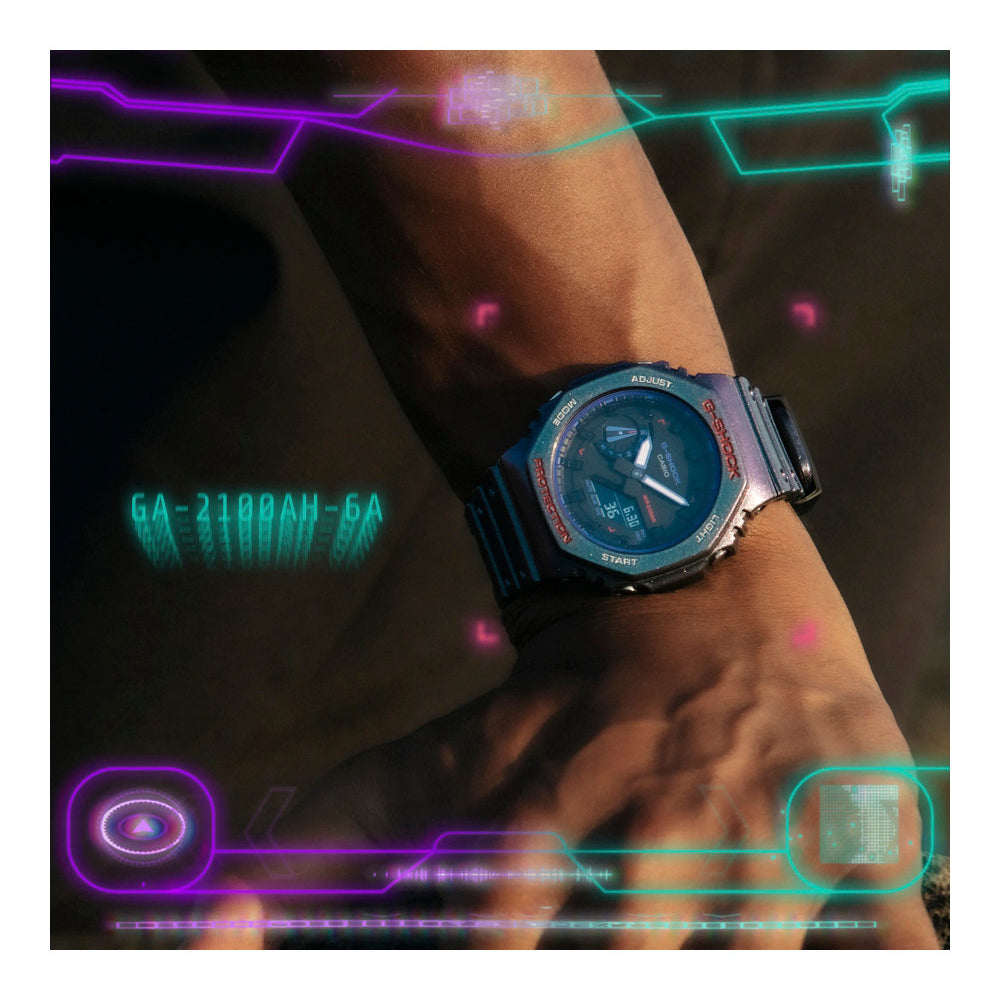 RELOJ CASIO G-SHOCK GA-2100AH-6ADR- MORADO - Tiendas Casio TITEC