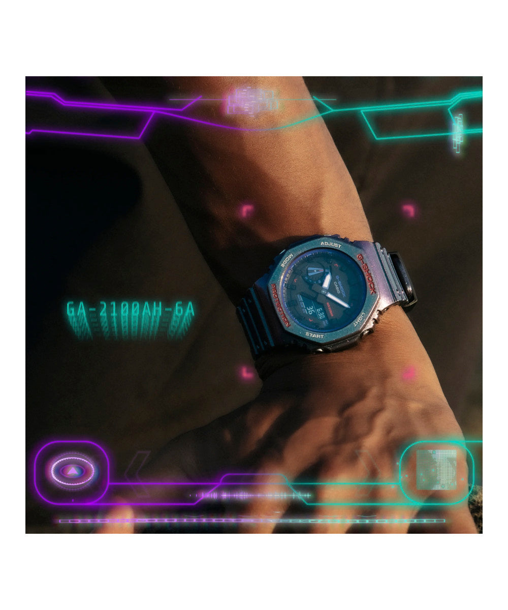RELOJ CASIO G-SHOCK GA-2100AH-6ADR- MORADO - Tiendas Casio TITEC