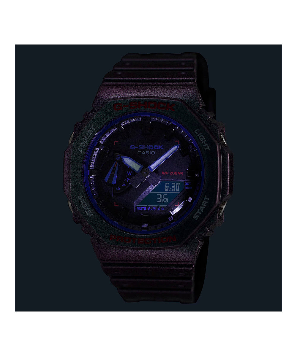 RELOJ CASIO G-SHOCK GA-2100AH-6ADR- MORADO - Tiendas Casio TITEC