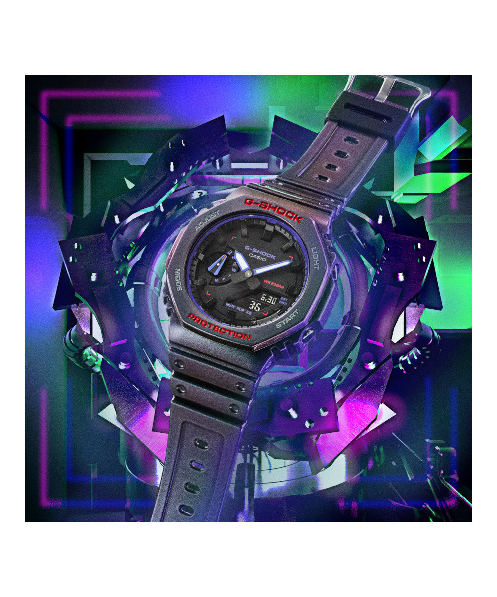 RELOJ CASIO G-SHOCK GA-2100AH-6ADR- MORADO - Tiendas Casio TITEC