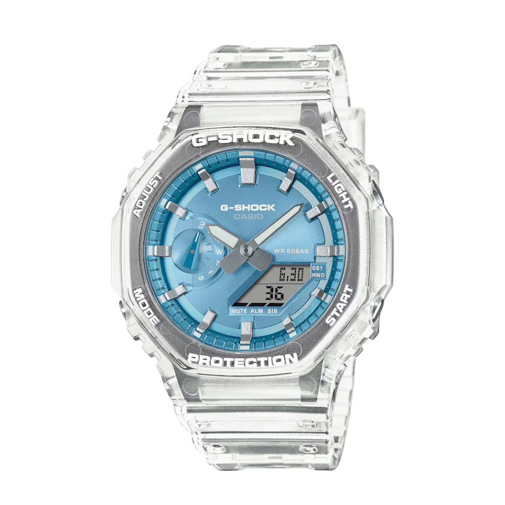 RELOJ CASIO G-SHOCK GA-2100BM-7A2DR- AZUL - Tiendas Casio TITEC