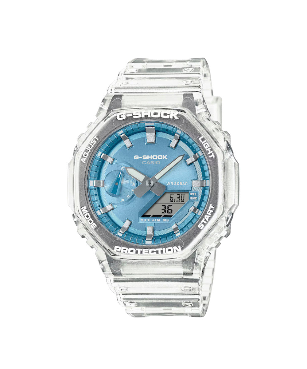 RELOJ CASIO G-SHOCK GA-2100BM-7A2DR- AZUL - Tiendas Casio TITEC