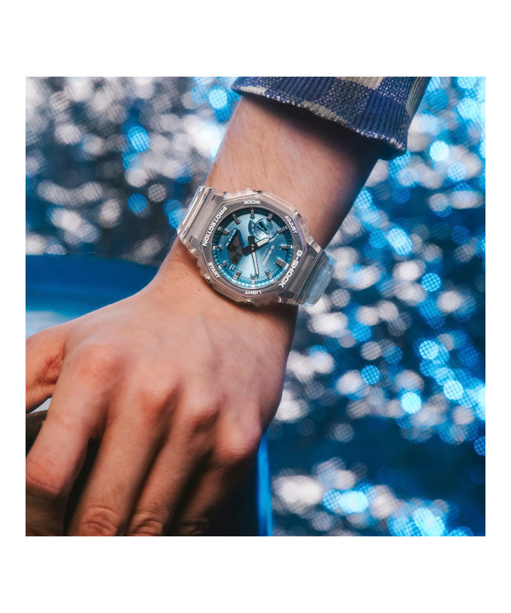 RELOJ CASIO G-SHOCK GA-2100BM-7A2DR- AZUL - Tiendas Casio TITEC