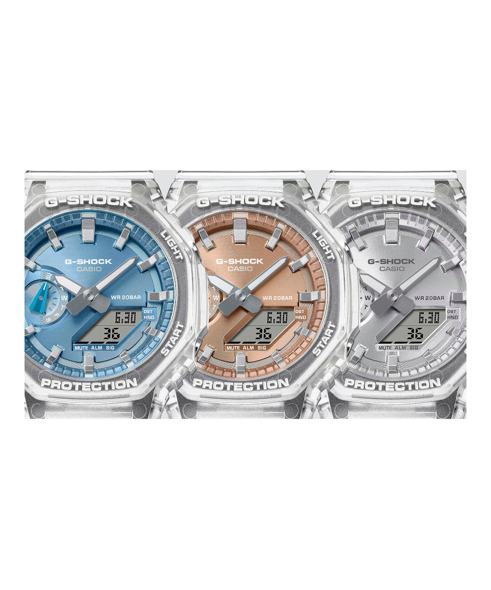RELOJ CASIO G-SHOCK GA-2100BM-7A2DR- AZUL - Tiendas Casio TITEC