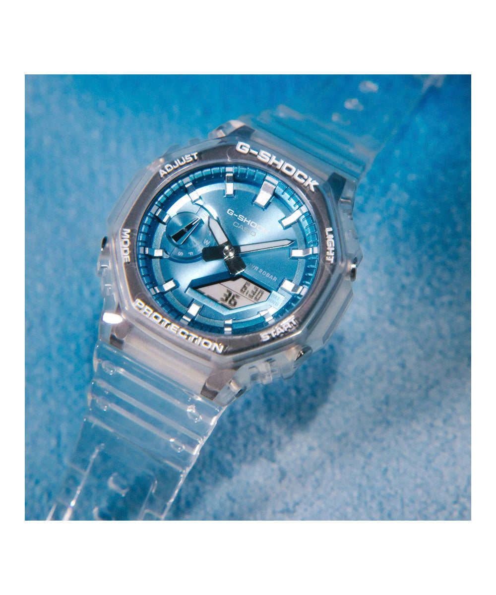 RELOJ CASIO G-SHOCK GA-2100BM-7A2DR- AZUL - Tiendas Casio TITEC
