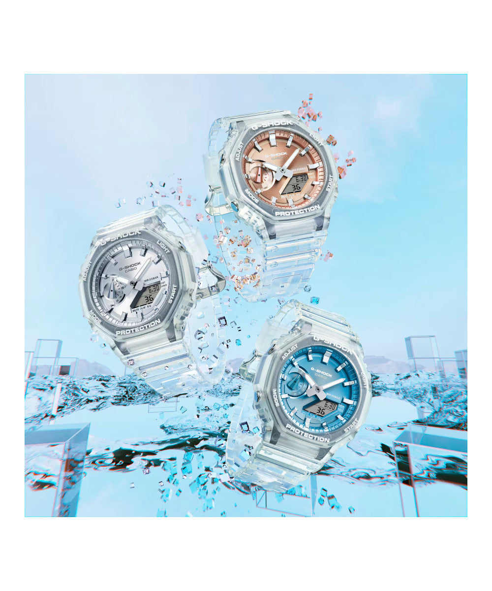 RELOJ CASIO G-SHOCK GA-2100BM-7A2DR- AZUL - Tiendas Casio TITEC