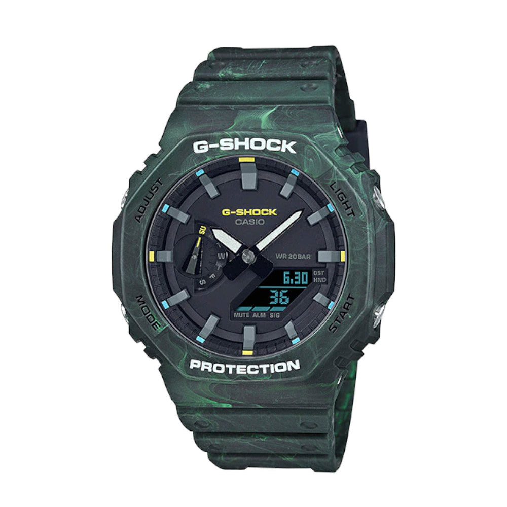 RELOJ CASIO G-SHOCK GA-2100FR-3ADR- VERDE - Tiendas Casio TITEC