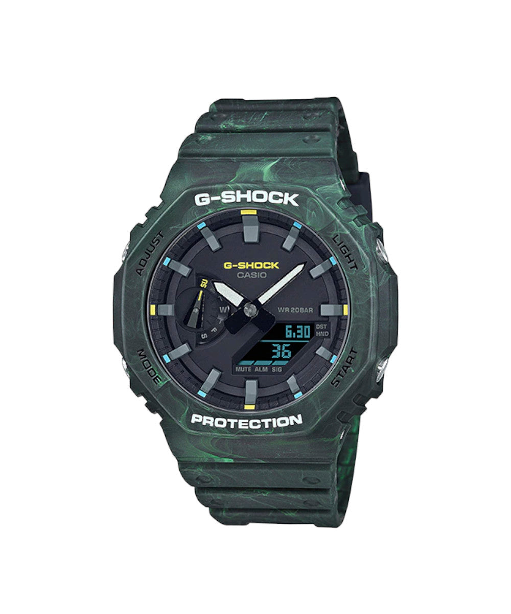 RELOJ CASIO G-SHOCK GA-2100FR-3ADR- VERDE - Tiendas Casio TITEC