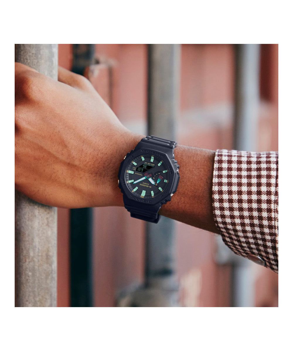 RELOJ CASIO G-SHOCK GA-2100RC-1ADR- NEGRO - Tiendas Casio TITEC
