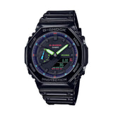 RELOJ CASIO G-SHOCK GA-2100RGB-1ADR- NEGRO