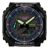 RELOJ CASIO G-SHOCK GA-2100RGB-1ADR- NEGRO