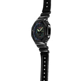 RELOJ CASIO G-SHOCK GA-2100RGB-1ADR- NEGRO