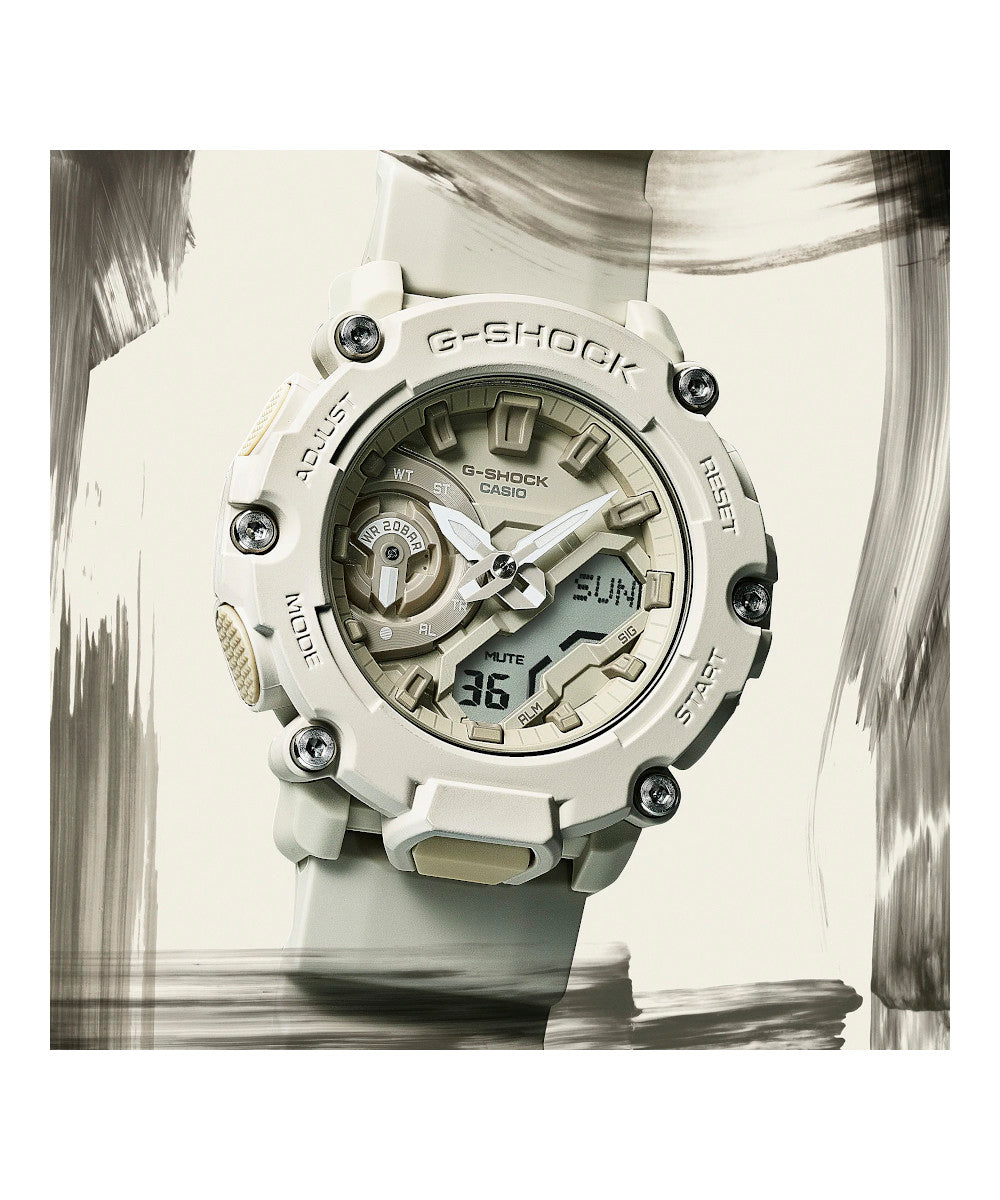 RELOJ CASIO G-SHOCK GA-2200NC-7ADR- BLANCO - Tiendas Casio TITEC