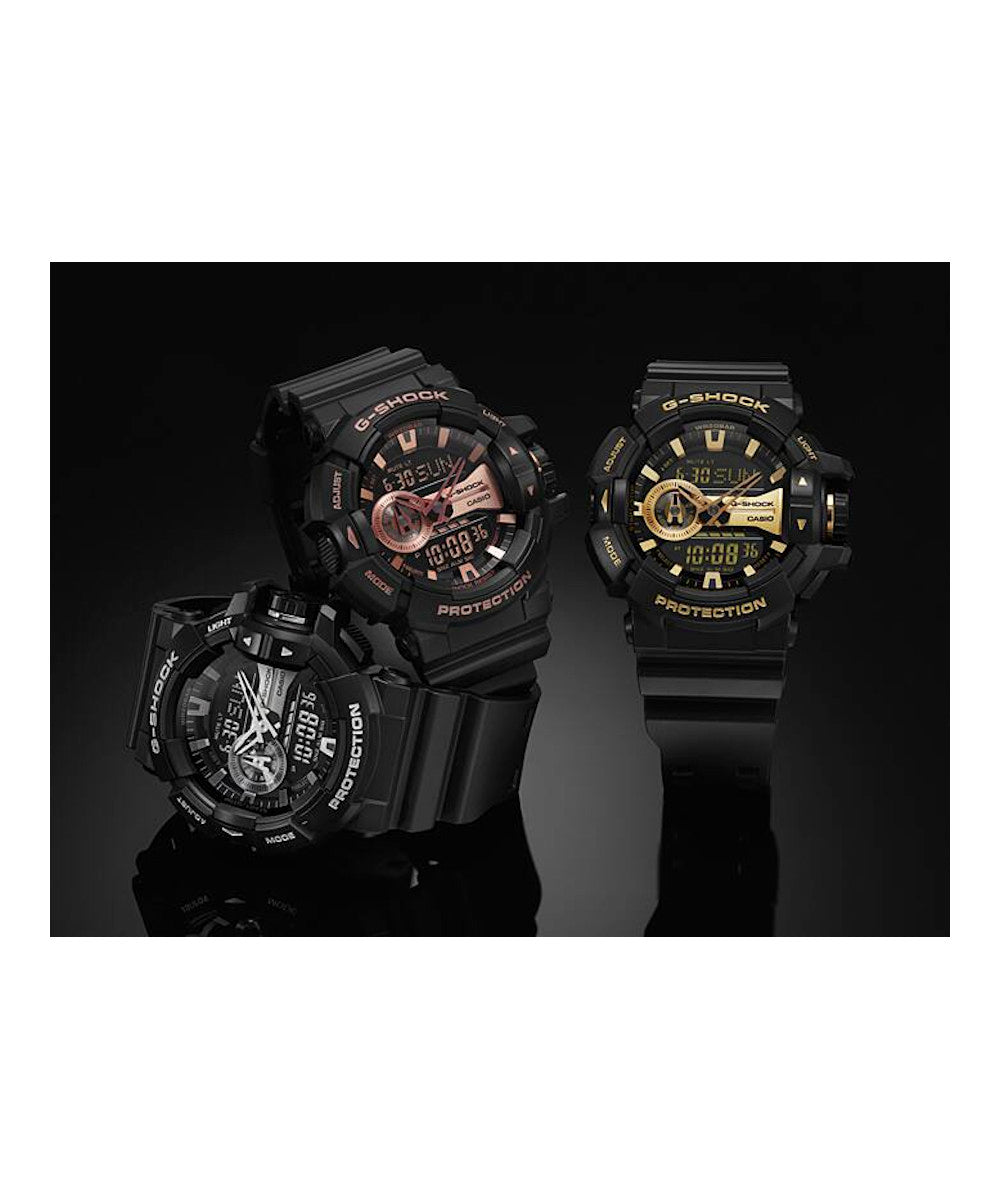 RELOJ CASIO G-SHOCK GA-400GB-1A4DR- NEGRO - Tiendas Casio TITEC