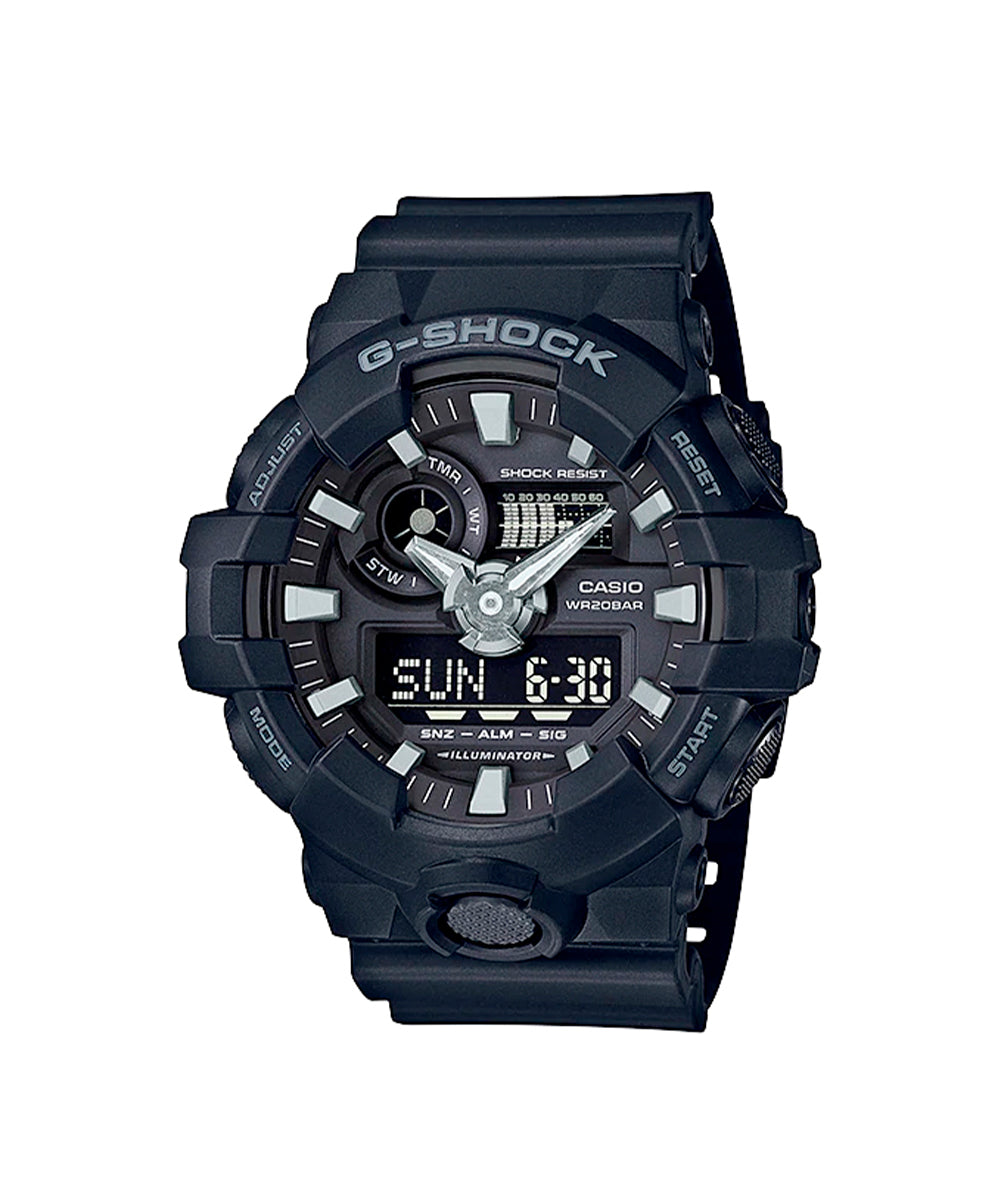 RELOJ CASIO G-SHOCK GA-700-1BDR- NEGRO - Tiendas Casio TITEC