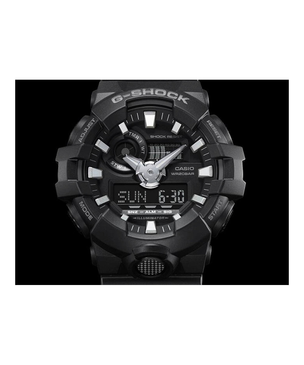 RELOJ CASIO G-SHOCK GA-700-1BDR- NEGRO - Tiendas Casio TITEC
