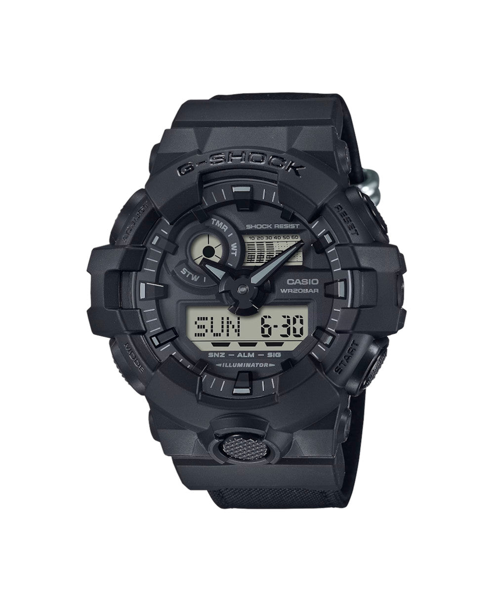 RELOJ CASIO G-SHOCK GA-700BCE-1ADR- NEGRO - Tiendas Casio TITEC