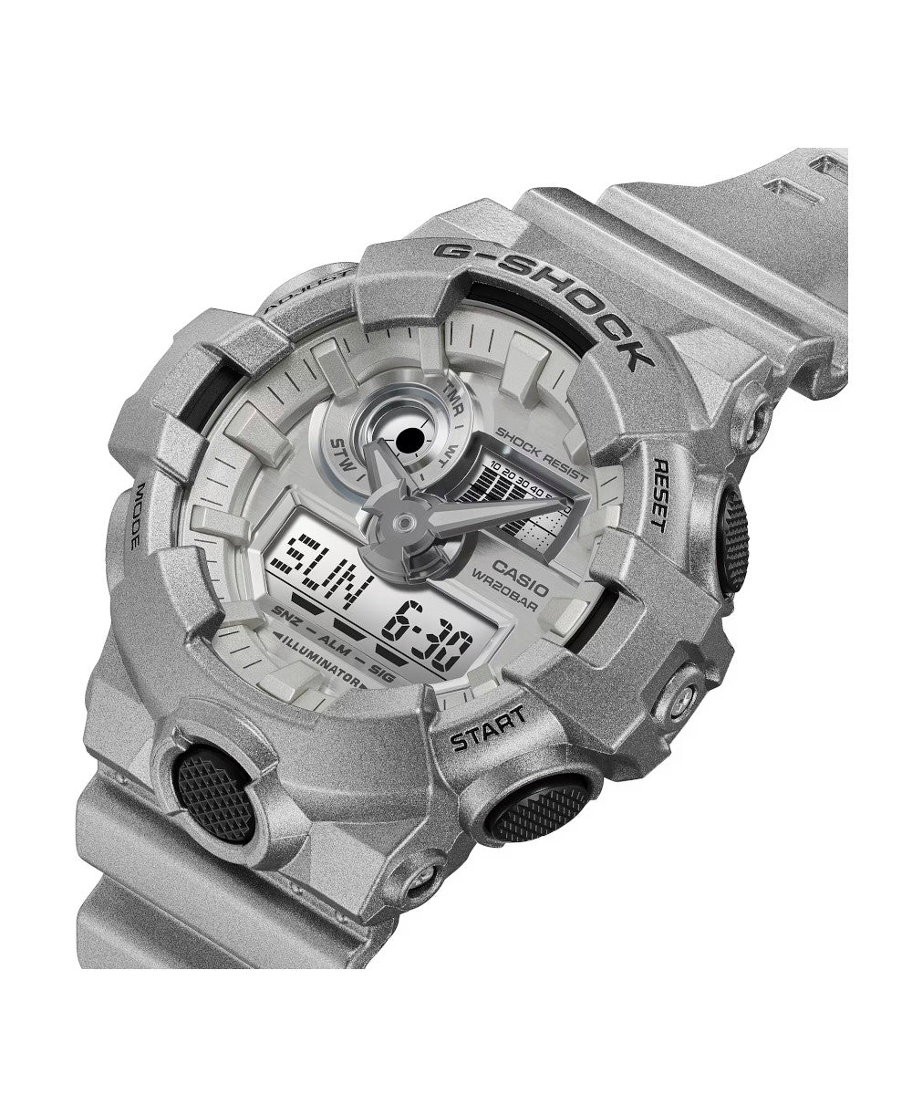 RELOJ CASIO G-SHOCK GA-700FF-8ADR- PLATEADO - Tiendas Casio TITEC