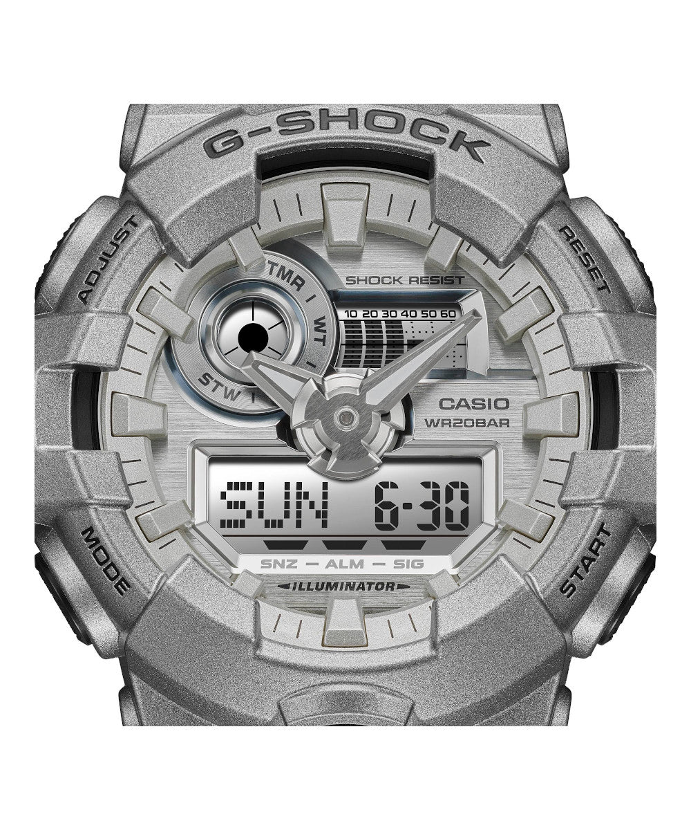 RELOJ CASIO G-SHOCK GA-700FF-8ADR- PLATEADO - Tiendas Casio TITEC