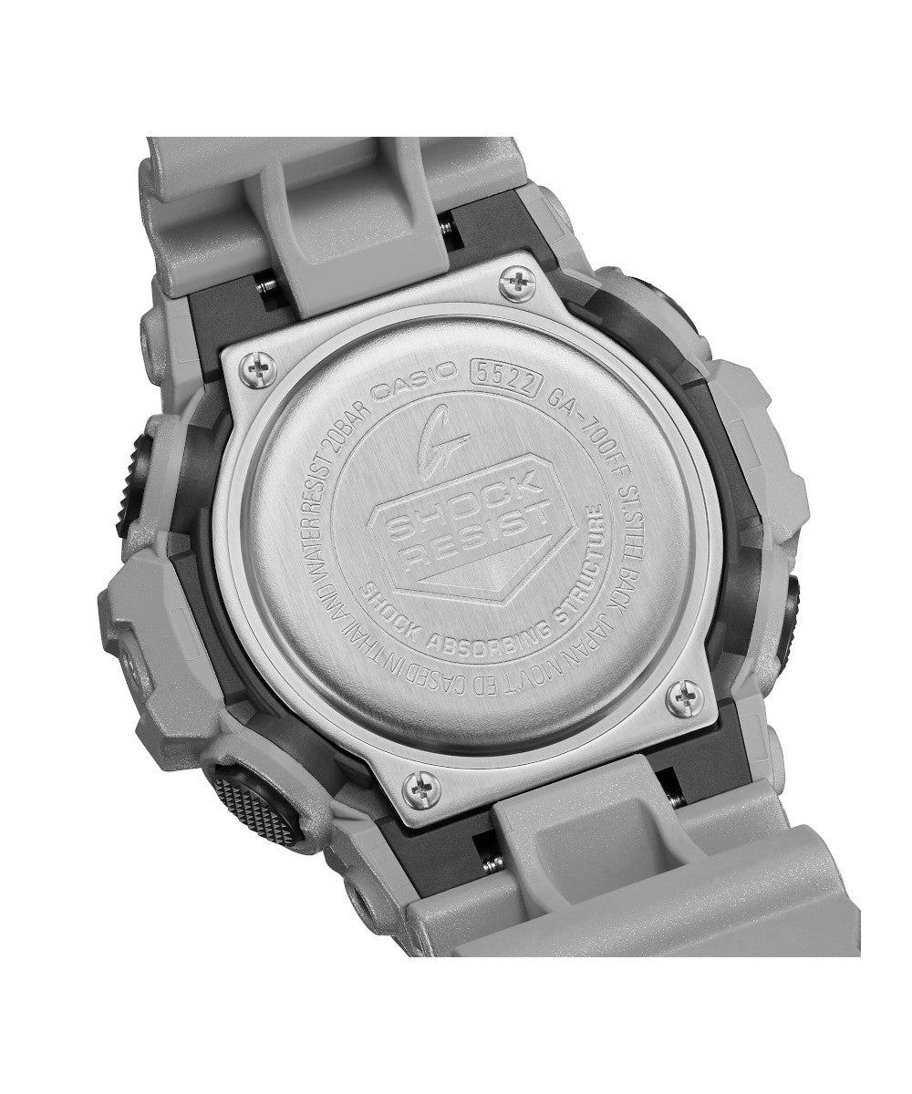 RELOJ CASIO G-SHOCK GA-700FF-8ADR- PLATEADO - Tiendas Casio TITEC