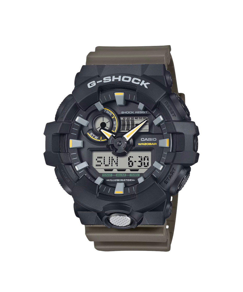 RELOJ CASIO G-SHOCK GA-710TU-1A3DR- NEGRO - Tiendas Casio TITEC