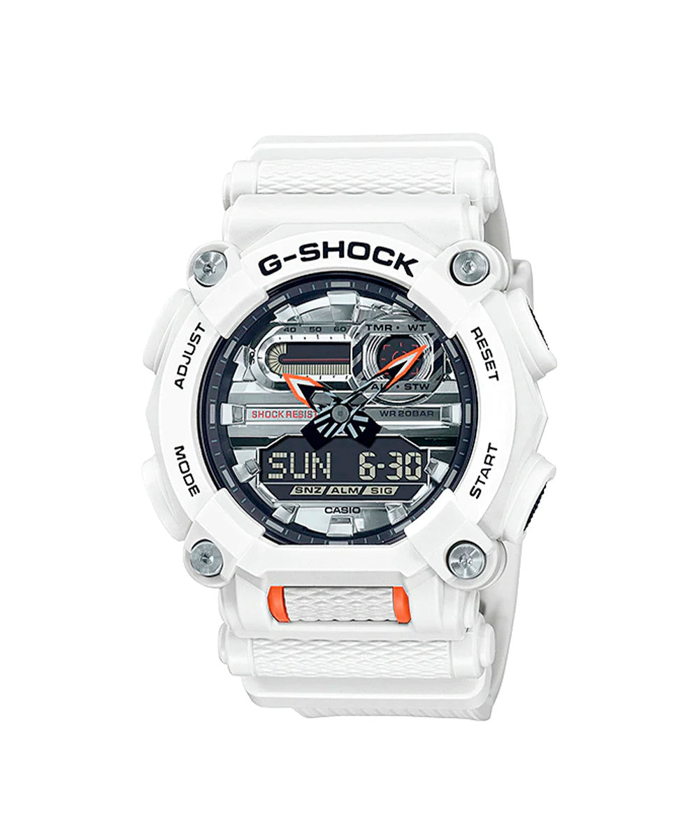 RELOJ CASIO G-SHOCK GA-900AS-7ADR- BLANCO - Tiendas Casio TITEC
