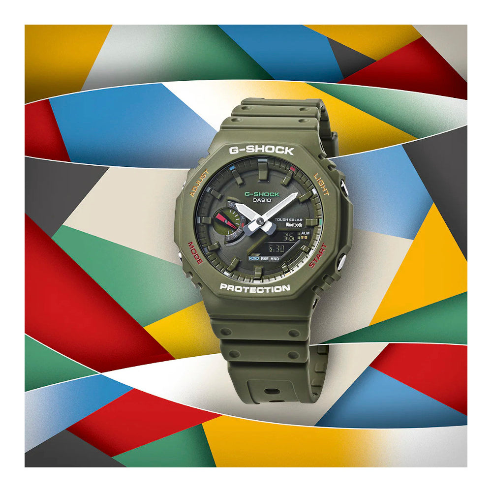 RELOJ CASIO G-SHOCK GA-B2100FC-3ADR- VERDE - Tiendas Casio TITEC