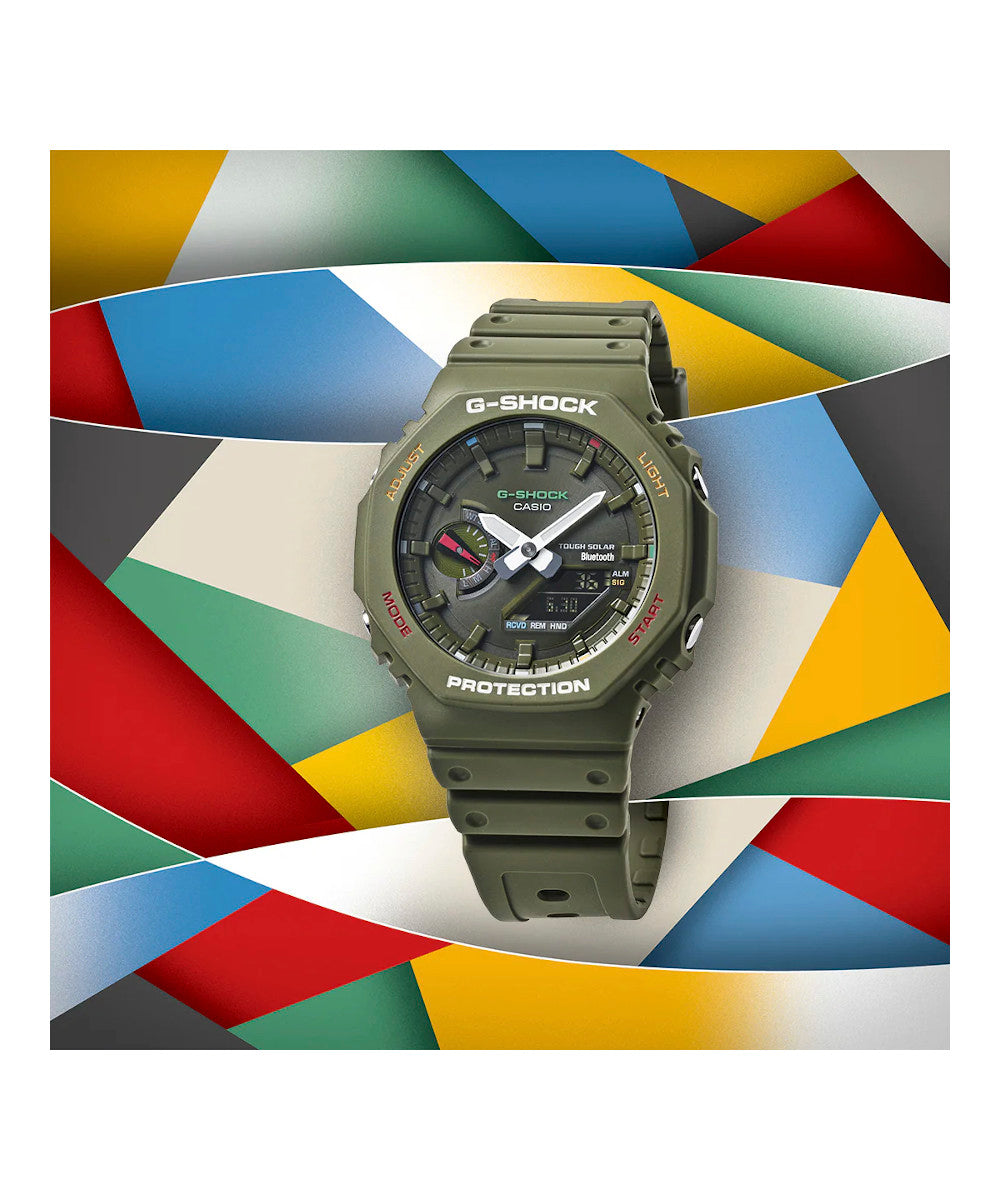 RELOJ CASIO G-SHOCK GA-B2100FC-3ADR- VERDE - Tiendas Casio TITEC