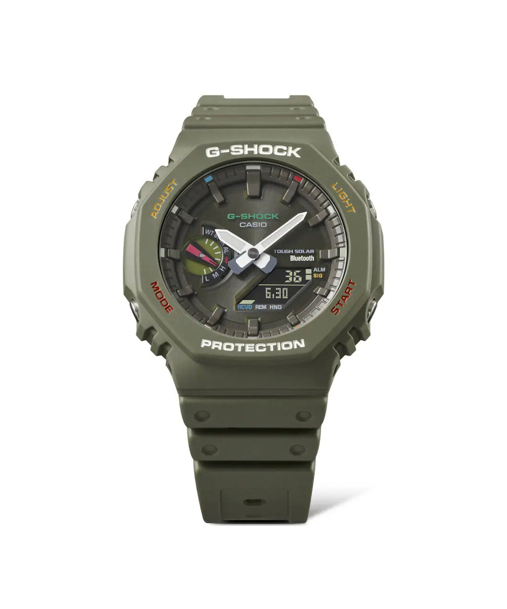 RELOJ CASIO G-SHOCK GA-B2100FC-3ADR- VERDE - Tiendas Casio TITEC