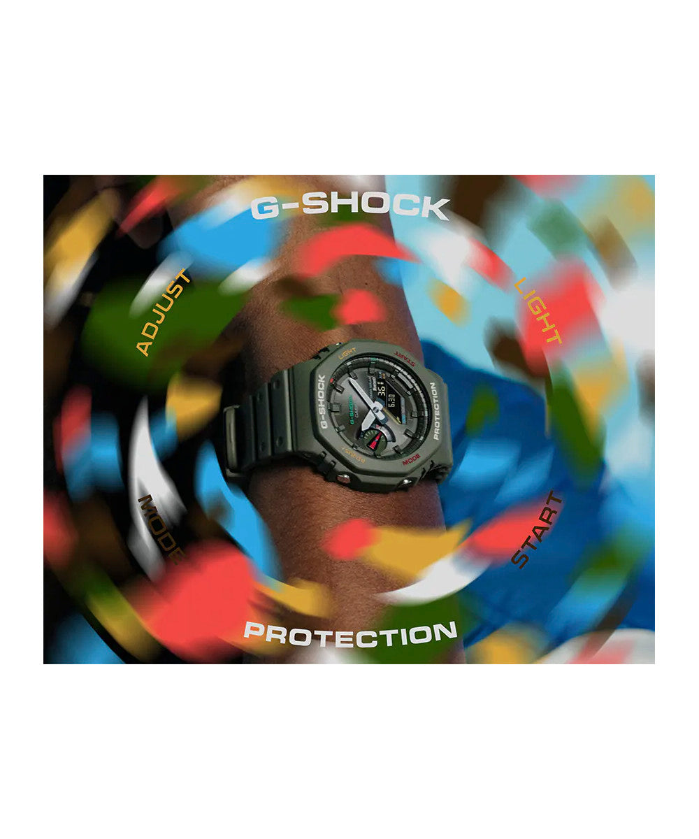 RELOJ CASIO G-SHOCK GA-B2100FC-3ADR- VERDE - Tiendas Casio TITEC