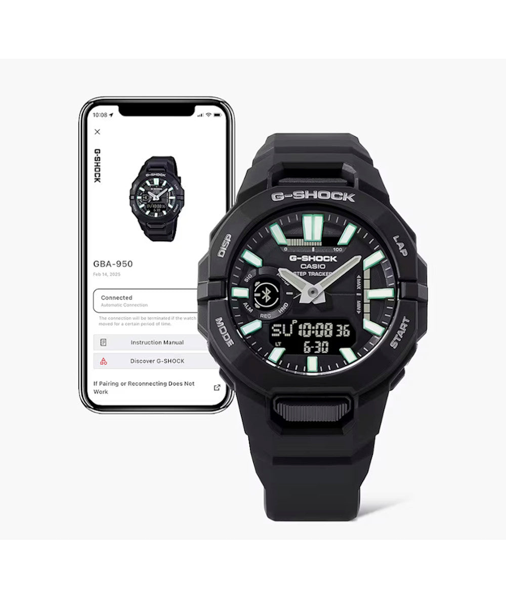 RELOJ CASIO G-SHOCK GBA-950-1ADR -NEGRO - Tiendas Casio TITEC