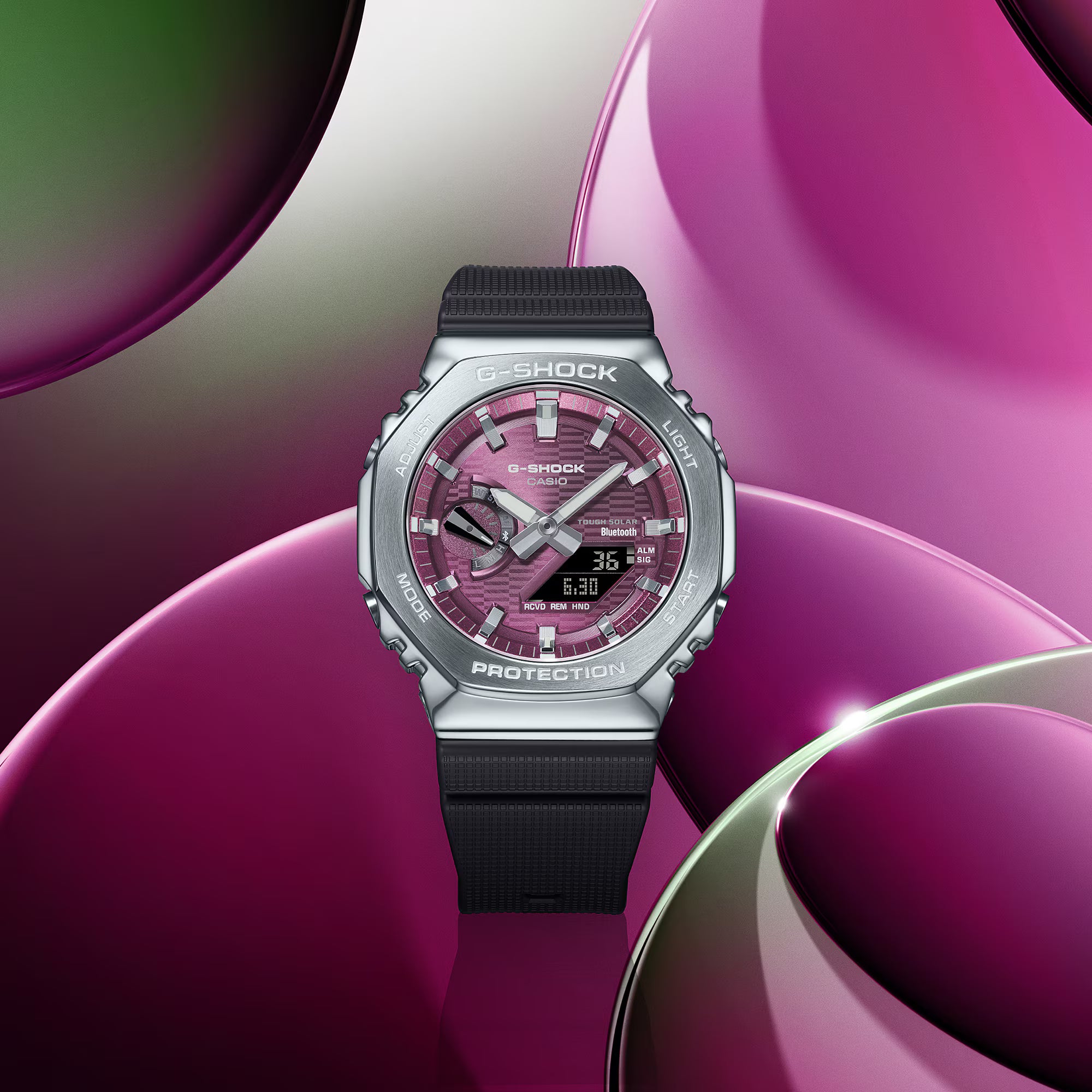 RELOJ CASIO G-SHOCK GBM-2100A-4BDR - ROSADO - Tiendas Casio TITEC
