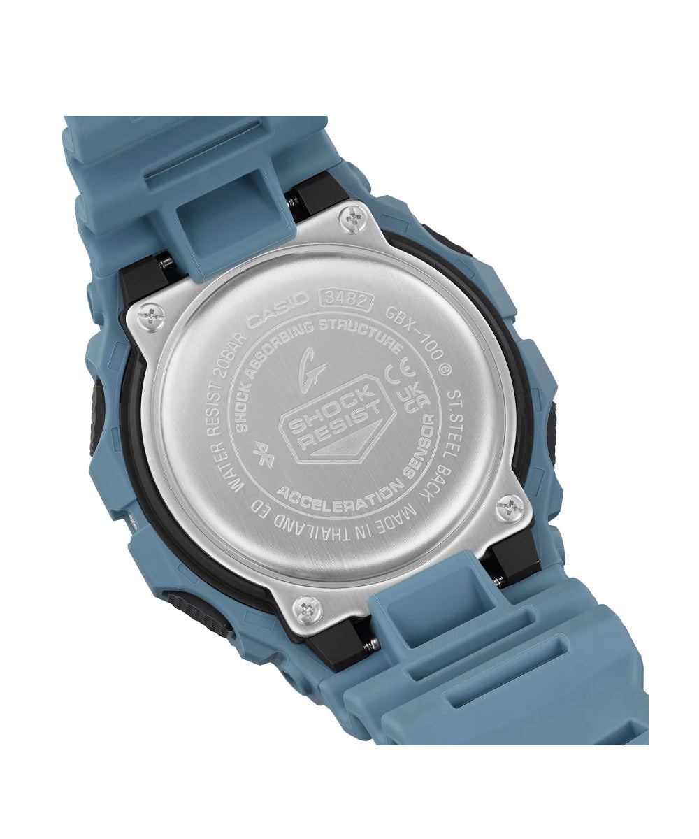 RELOJ CASIO G-SHOCK GBX-100-2ADR- AZUL - Tiendas Casio TITEC