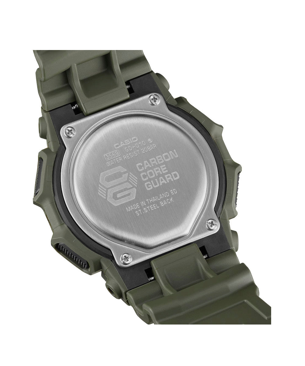 RELOJ CASIO G-SHOCK GD-010-3DR- VERDE - Tiendas Casio TITEC