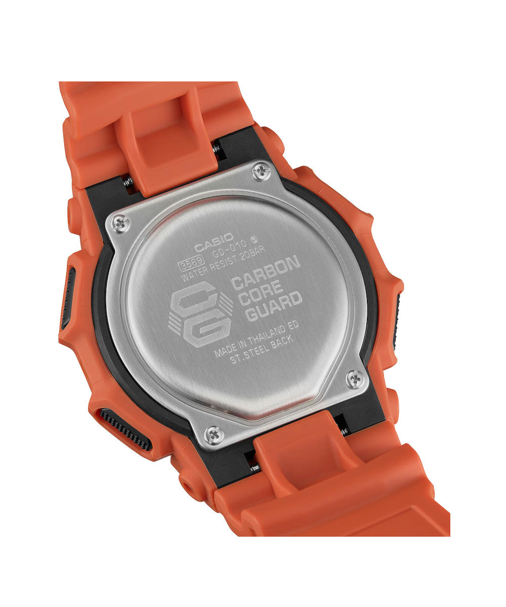 RELOJ CASIO G-SHOCK GD-010-4DR- ROJO - Tiendas Casio TITEC