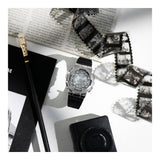 RELOJ PARA MUJER CASIO G-SHOCK  GM-S110-1ADR -GRIS