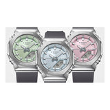 RELOJ PARA MUJER CASIO G-SHOCK  GM-S2110-4ADR -ROSADO