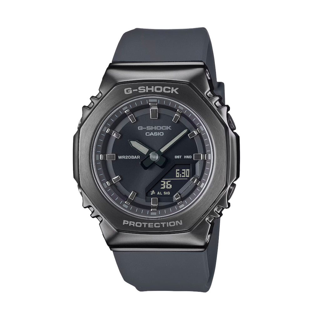 RELOJ PARA MUJER CASIO G-SHOCK  GM-S2110B-8ADR -GRIS - Tiendas Casio TITEC