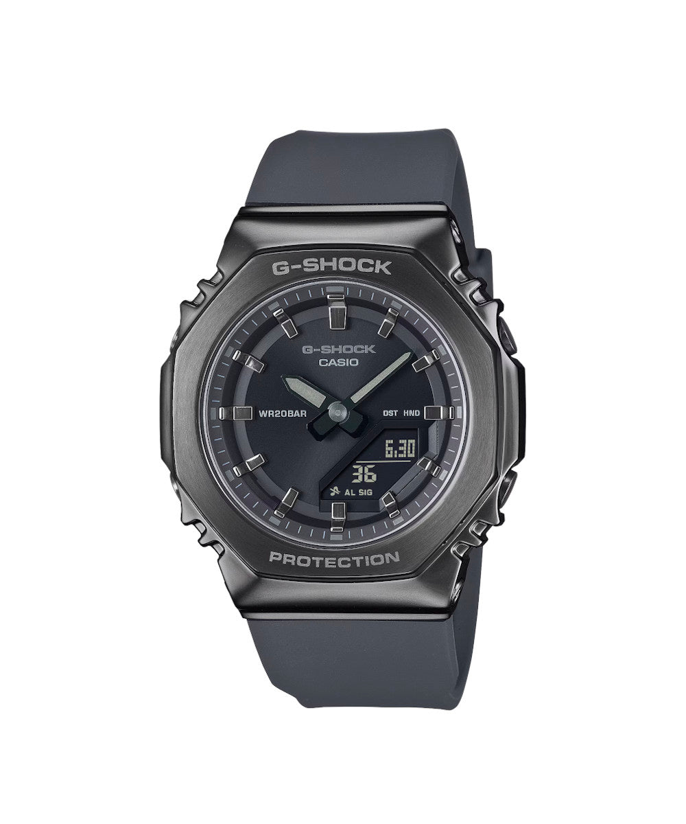 RELOJ PARA MUJER CASIO G-SHOCK  GM-S2110B-8ADR -GRIS - Tiendas Casio TITEC