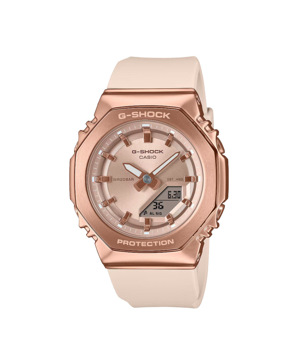 RELOJ PARA MUJER CASIO G-SHOCK  GM-S2110PG-4ADR -ROSADO - Tiendas Casio TITEC