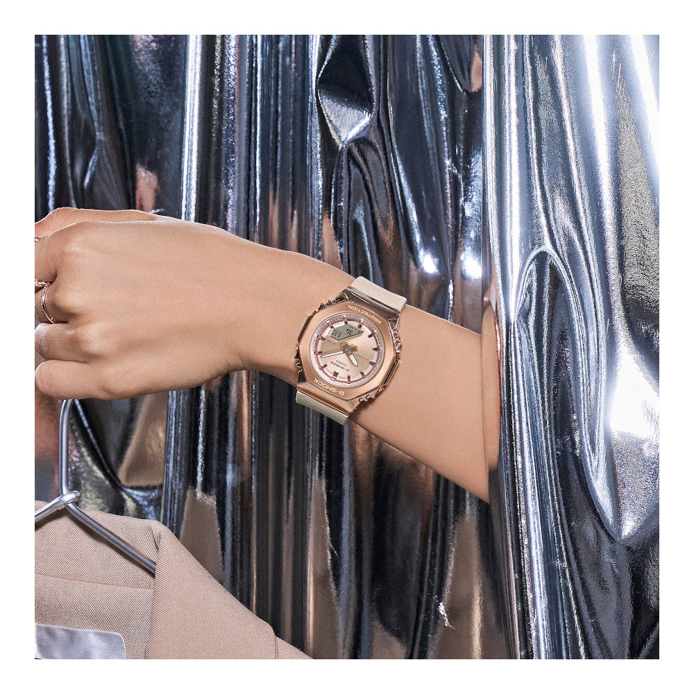 RELOJ PARA MUJER CASIO G-SHOCK  GM-S2110PG-4ADR -ROSADO - Tiendas Casio TITEC
