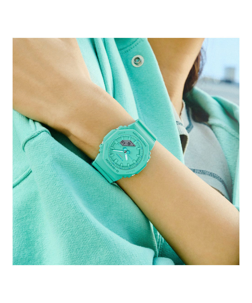 RELOJ PARA MUJER CASIO G-SHOCK  GMA-P2100-2ADR -VERDE - Tiendas Casio TITEC
