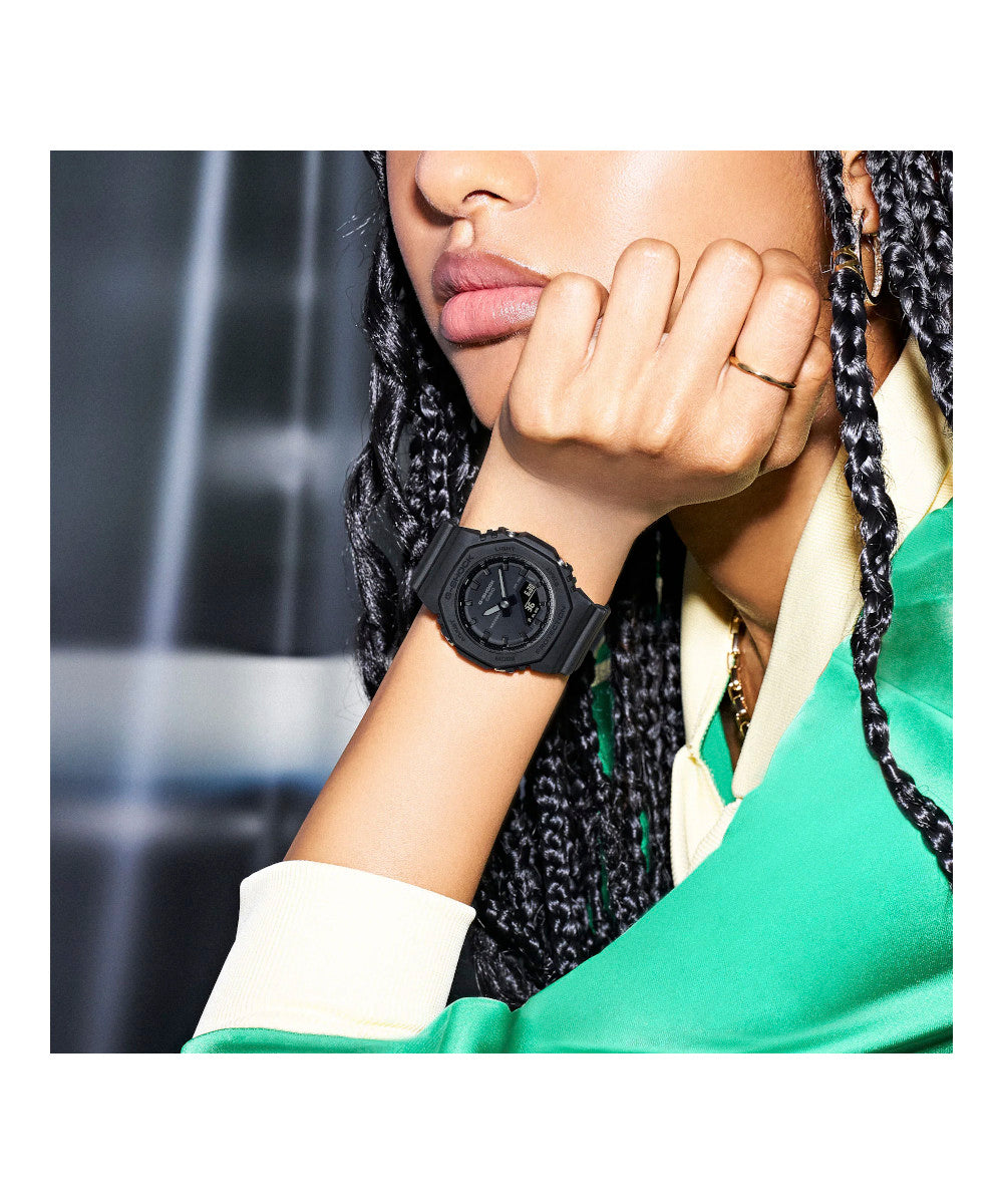 RELOJ PARA MUJER CASIO G-SHOCK  GMA-P2100BB-1ADR -NEGRO - Tiendas Casio TITEC