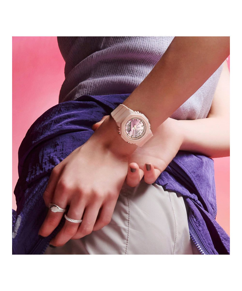 RELOJ PARA MUJER CASIO G-SHOCK  GMA-P2100SG-4ADR -ROSADO - Tiendas Casio TITEC