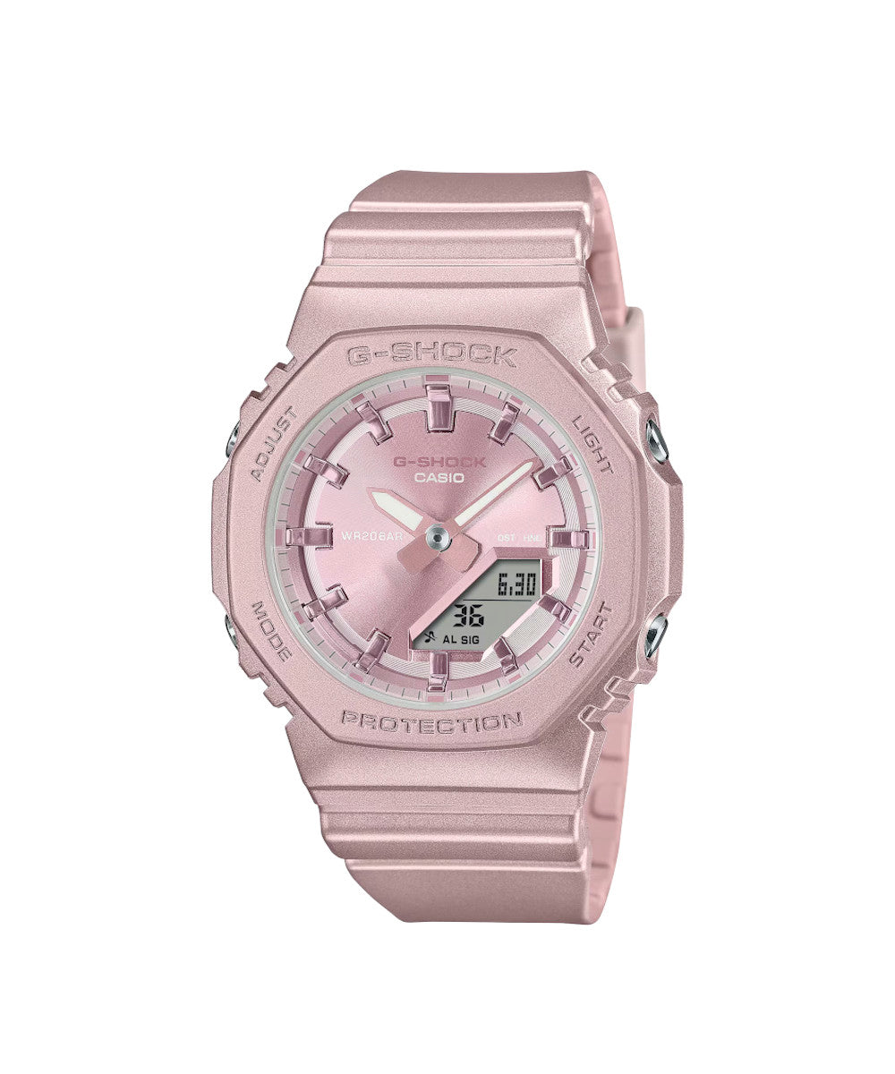 RELOJ PARA MUJER CASIO G-SHOCK  GMA-P2100ST-4ADR -ROSADO - Tiendas Casio TITEC
