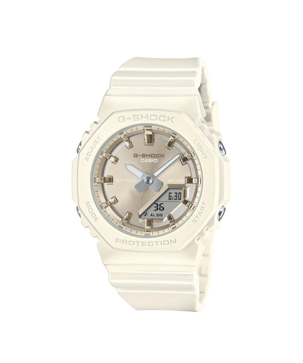 RELOJ PARA MUJER CASIO G-SHOCK  GMA-P2100ST-7ADR -BLANCO - Tiendas Casio TITEC