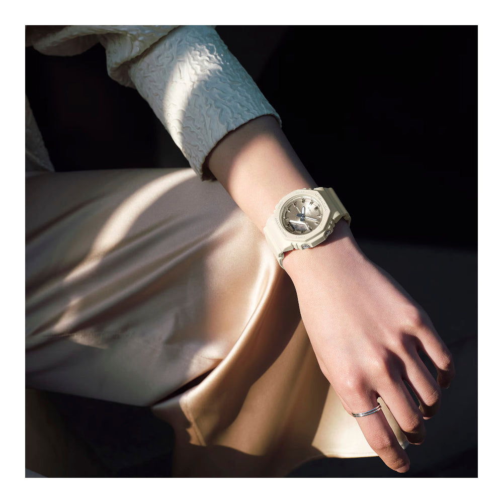RELOJ PARA MUJER CASIO G-SHOCK  GMA-P2100ST-7ADR -BLANCO - Tiendas Casio TITEC